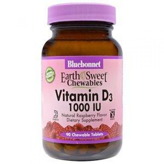 Vitamin D3, Chewable Vitamin D3, Bluebonnet Nutrition, Raspberry, 1000 IU, 90 Chewable Tablets 262, 26867 .. Discounts, Promotions, 100% Original Products. Worldwide Shipping, Free Shipping, World, Health, Cosmetics, Fitness