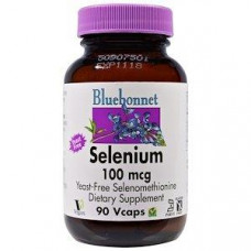 Селен (Selenium Glycinate), Bluebonnet Nutrition, 90 капсул, 26889
  