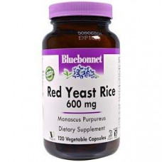 Red Yeast Rice, Bluebonnet Nutrition, 600 mg, 120 Capsules, 26942
 