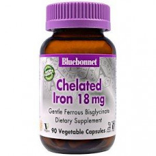 Железо, Chelated Iron, Bluebonnet Nutrition, 27 мг, 90 капсул, 26936
  