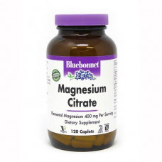 Магний цитрат, Magnesium Citrate, 400 мг, Bluebonnet Nutrition, 120 капсул, 26987
  