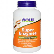 Пищеварительные ферменты, Super Enzymes, Now Foods, 180 таблеток, 02705
  