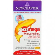 Alaskan Salmon Oil, New Chapter, 1000 mg, 180 Capsules, 27052
 