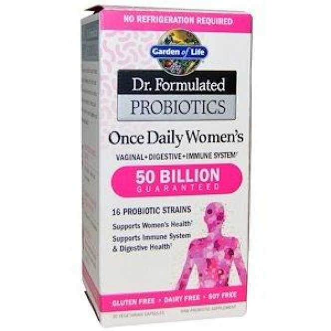 Витаминный комплекс с пробиотками, Dr. Formulated Probiotics, Garden of Life, 30 капсул, 27213
  