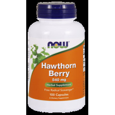 Hawthorn, Hawthorn Berry, Now Foods, 540 mg, 100 Capsules, 02729
 