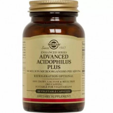 Probiotics, Advanced Acidophilus, Solgar, 60 Capsules, 27301
 