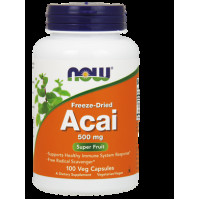 Acai, Acai, Now Foods, 500 mg, 100 Capsules, 02750
 