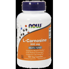 Carnosine, L-Carnosine, Now Foods, 500 mg, 100 Capsules, 02756
 