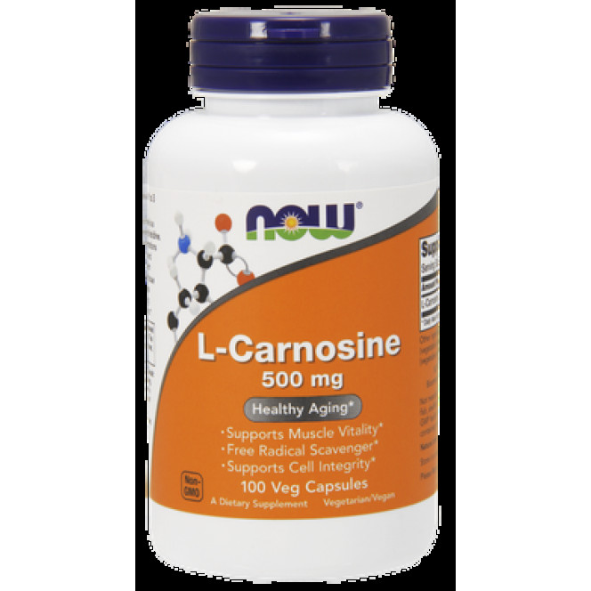 Carnosine, L-Carnosine, Now Foods, 500 mg, 100 capsules 1 059, 02756 .. Discounts, promotions, 100% original products. Worldwide shipping, free shipping, world, health, cosmetics, fitness