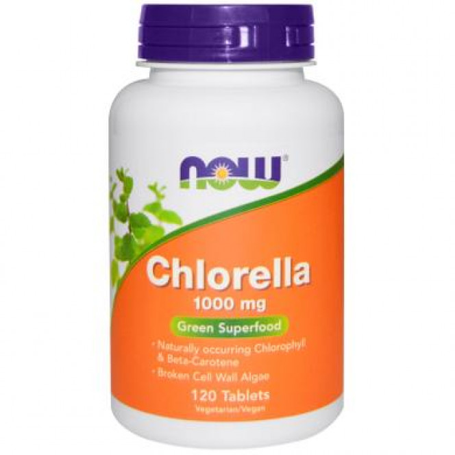 Chlorella, Chlorella, Now Foods, 1000 mg, 120 tablets 417, 02765 .. Discounts, promotions, 100% original products. Worldwide shipping, free shipping, world, health, cosmetics, fitness