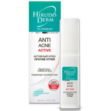 Hirudo Derm Oil Problem Anti-Acne Active cream, active against acne, Biocon, 50 ml, 27659
 