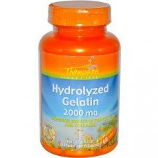 Joint Gelatin, Gelatin Hydrolyzate, Hydrolyzed Gelatin, Thompson, 2000 mg, 60 Tablets, 27700
 