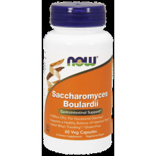 Saccharomyces Boulardii, Now Foods, 60 Capsules, 02772
 