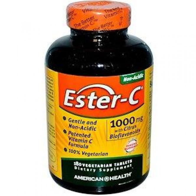 Эстер С с биофлавоноидами, Ester-C with Citrus Bioflavonoids, American Health, 1000 мг, 90 капсул, 27731
  