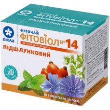 Herbal tea phytoviol No. 14 Pancreas, Viola, 20 sachets, 27987
 