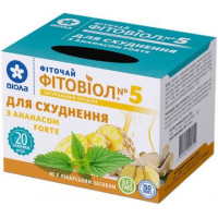 Herbal tea fitoviol No. 5 with pineapple forte, Viola, 20 sachets, 27998
 