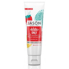 Детская зубная паста (клубника), Toothpaste, Jason Natural, 119 г, 02804
  