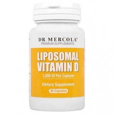 Liposomal Vitamin D, Liposomal Vitamin D, Dr. Mercola, 1000 IU, 30 capsules, 28116
