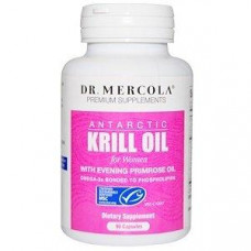 Krill oil for women, Krill Oil, Dr. Mercola, antarctic, 90 capsules, 28122
