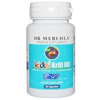 Масло криля для детей, Kids Krill Oil, Dr. Mercola, 60 капсул, 28205
  