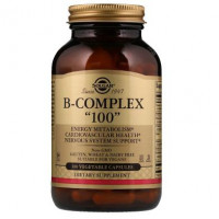 Vitamin B-100 complex, B-Complex 100, Solgar, 100 capsules, 02848
 