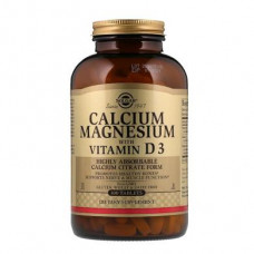 Calcium Magnesium D3, Solgar, 300 tablets, 02851
 