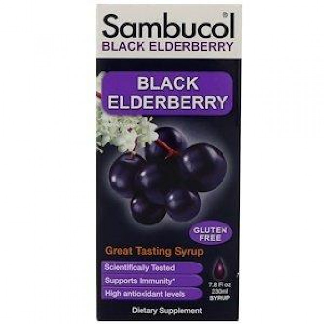 Black Elderberry, Sambucol, Syrup, 230 ml 791, 28674 .. Discounts, promotions, 100% original products. Worldwide delivery, free shipping, peace, health, cosmetics, fitness