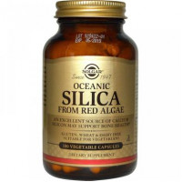 Red Algae Silicon, Oceanic Silica, Solgar, 100 Capsules, 02872
 