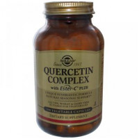 Quercetin Complex with Ester-C, Quercetin, Solgar, 100 Capsules, 02873
 