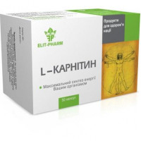 L- карнитин, Элит-Фарм, 50 капсул, 28751
  