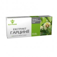 Garcinia extract, Elite-Farm, 80 tablets, 28756
 