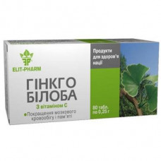 Ginkgo Biloba, Elite-Farm, 80 tablets, 28758
 