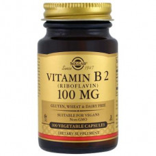 Рибофлавин, Vitamin B2, Natures Way, 100 мг, 100 капсул, 15981
  