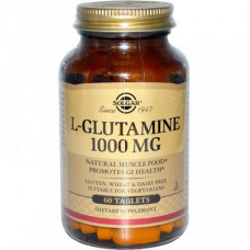 Glutamine, L-Glutamine, Solgar, 1000mg, 60 Tablets, 02889
 