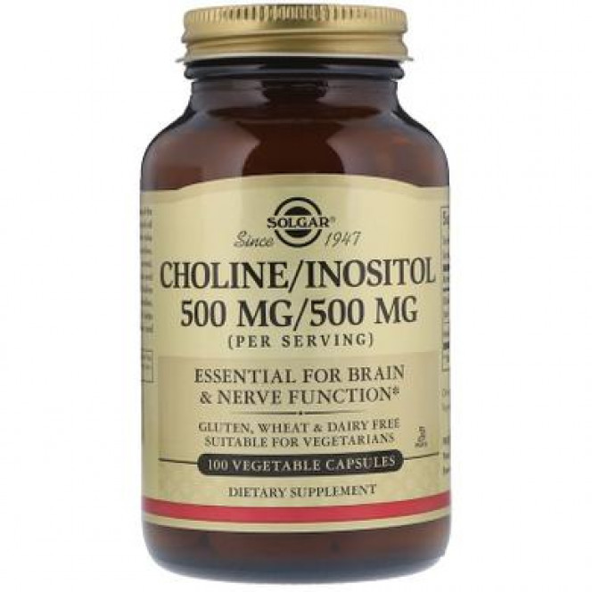 Choline and Inositol, Choline / Inositol, Solgar, 500 mg / 500 mg, 100 capsules 397, 02891 .. Discounts, promotions, 100% original products. Worldwide shipping, free shipping, world, health, cosmetics, fitness