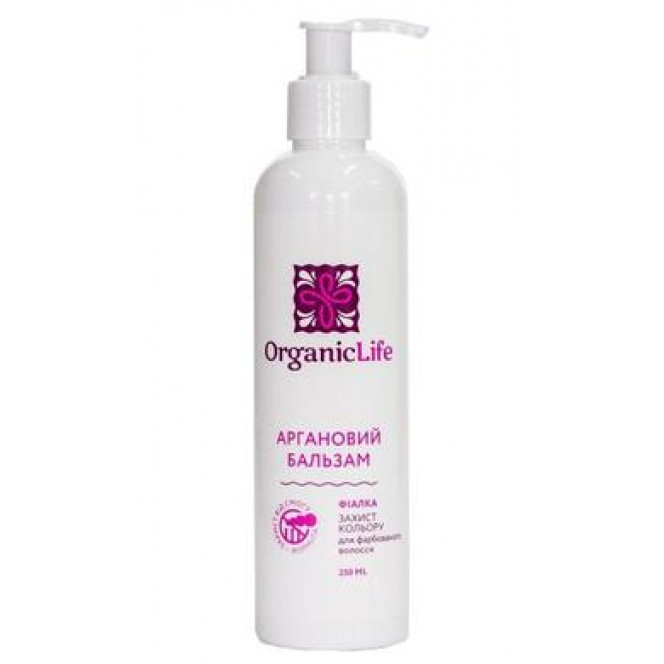 Аргановый бальзам для окрашенных волос, Organic Life, 250 мл, 02939
  