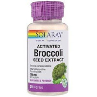 Broccoli, Activated Seed Extract, Broccoli, Solaray, 350 mg, 30 Vegetarian Capsules, 29999
 