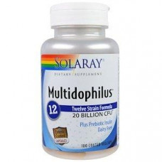 Probiotics, Multidophilus 12, Solaray, 20 Billion CFU, 100 Capsules, 30081
 