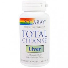 Чистка печени, Total Cleanse Liver, Solaray, 60 капсул, 30139
  