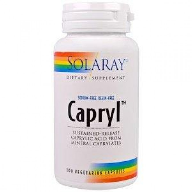 Caprylic acid, Capryl, Solaray, gradual release, 100 capsules 261, 30157 .. Discounts, promotions, 100% original products. Worldwide shipping, free shipping, world, health, cosmetics, fitness