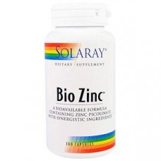 Zinc & Copper, Zinc Copper, Solaray, 100 Capsules, 30160
 