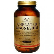 Magnesium Chelate, Chelated Magnesium, Solgar, 250 Tablets, 30250
 