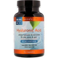 Hyaluronic Acid, Moisturizing, Hyaluronic Acid, Neocell, 60 Capsules, 30259
 