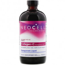 Коллаген и гранат, Collagen +C Pomegranate, Neocell, жидкий, 473 мл, 30261
  