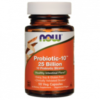 Probiotic-10, Probiotic, Now Foods, 25 Billion CFU, 30 Capsules, 30265
 