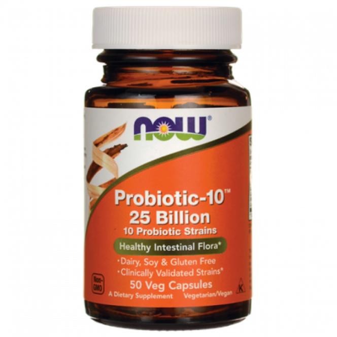 Probiotic-10, Probiotic, Now Foods, 25 billion CFU, 30 capsules 388, 30265 .. Discounts, promotions, 100% original products. Delivery worldwide, free shipping, world, health, cosmetics, fitness