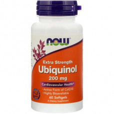 Ubiquinol, Now Foods, 200 mg, 60 Capsules, 30269
 