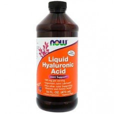 Гиалуроновая кислота жидкая, Hyaluronic Acid, Now Foods, 100 мг, 473 мл, 30270
  