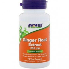 Ginger Root, Now Foods, Extract, 250 mg, 90 Capsules, 30271
 