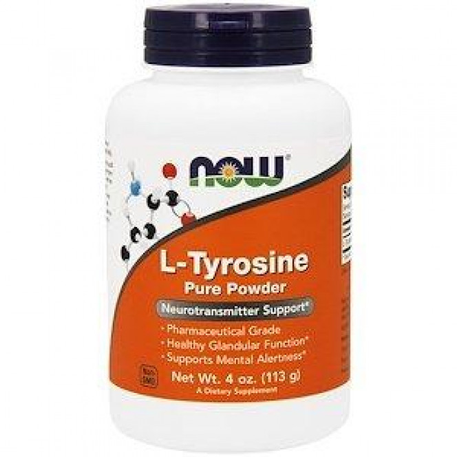 Tyrosine, L-Tyrosine, Now Foods, powder, 113 grams 427, 30279 .. Discounts, promotions, 100% original products. Worldwide shipping, free shipping, world, health, cosmetics, fitness